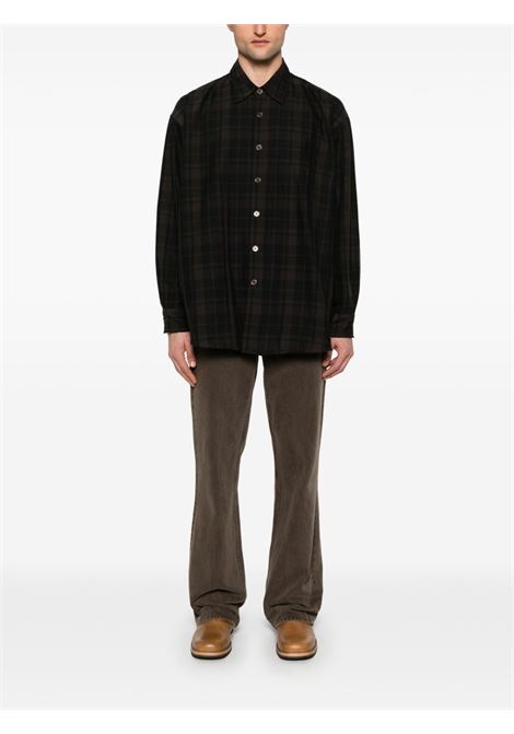 camicia borrowed uomo nera OUR LEGACY | M2252OB